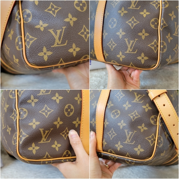 BEAUTIFUL ❤Authentic LV Keepall 55 Bandouliere w/ Strap Travel Bag Monogram - Picture 14 of 16